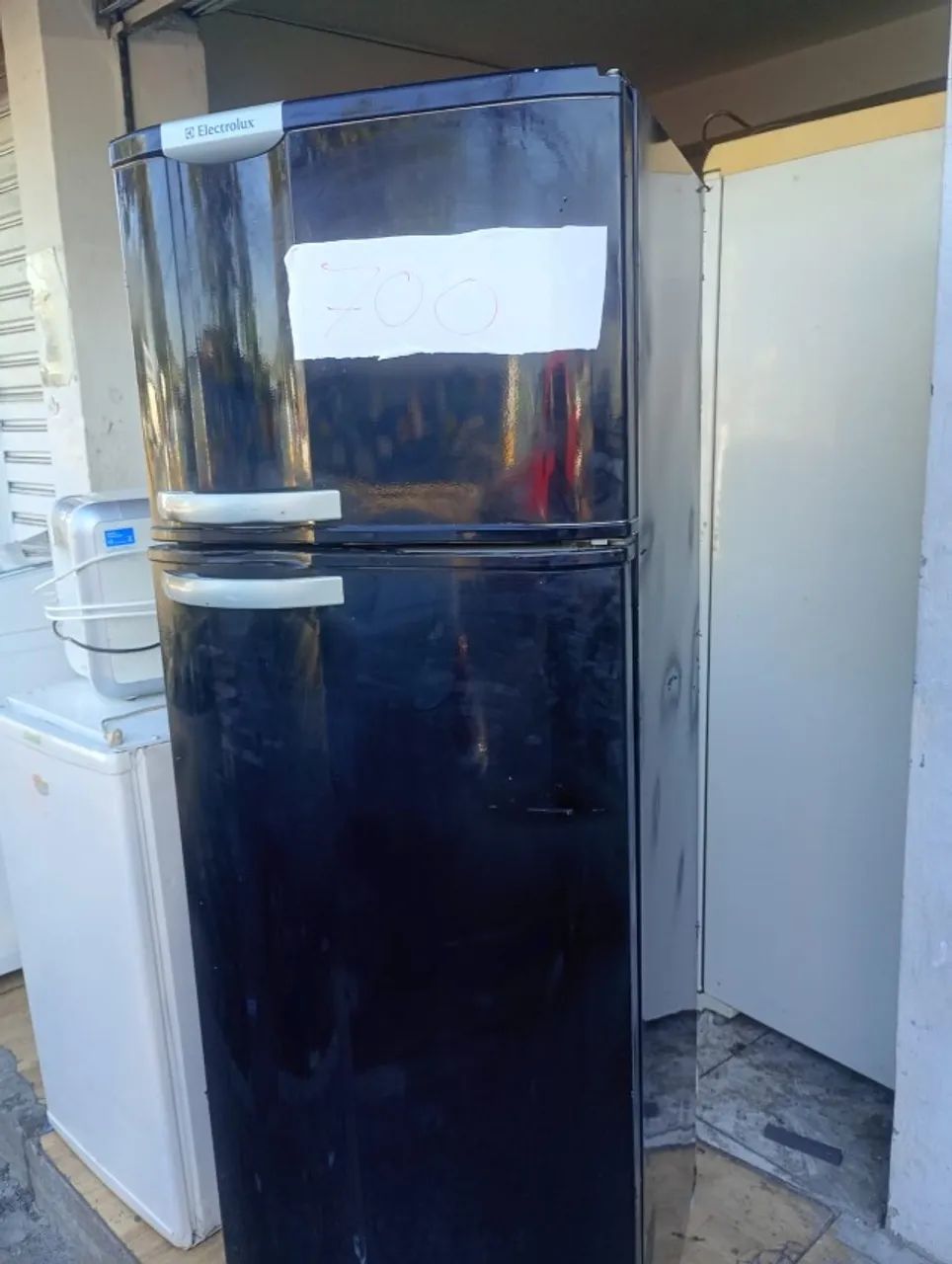 Geladeira Electrolux Duplex Preta