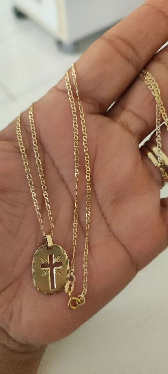 Cordão de ouro 18k - Foto 3