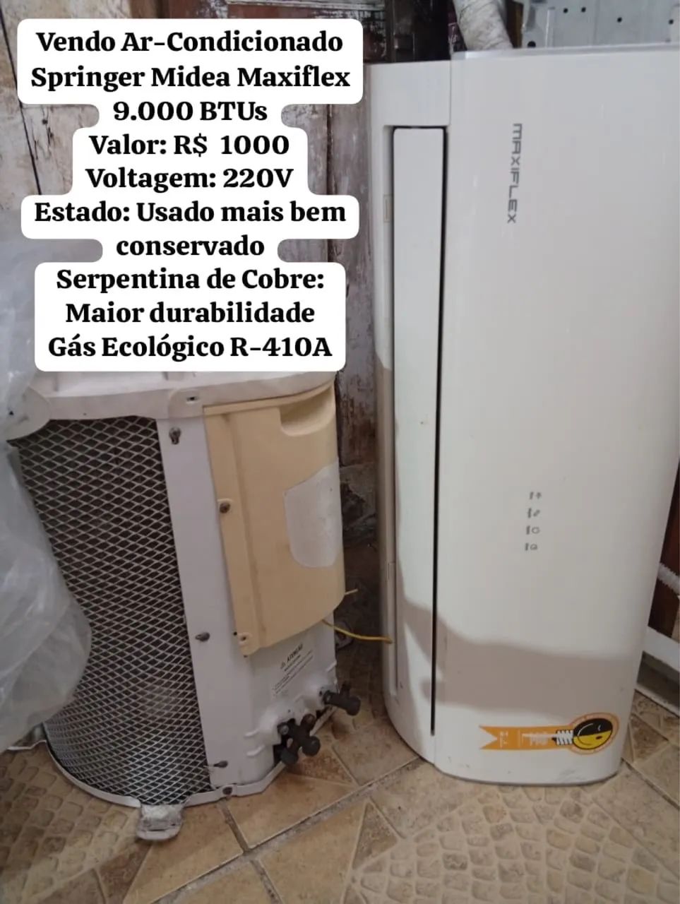 VENDO CENTRAL DE AR SEMINOVA
