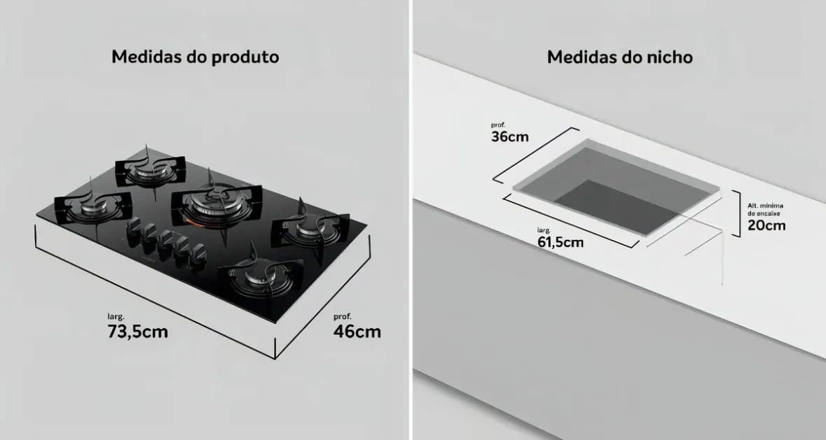 Cook top (novo fora da caixa) - Foto 2
