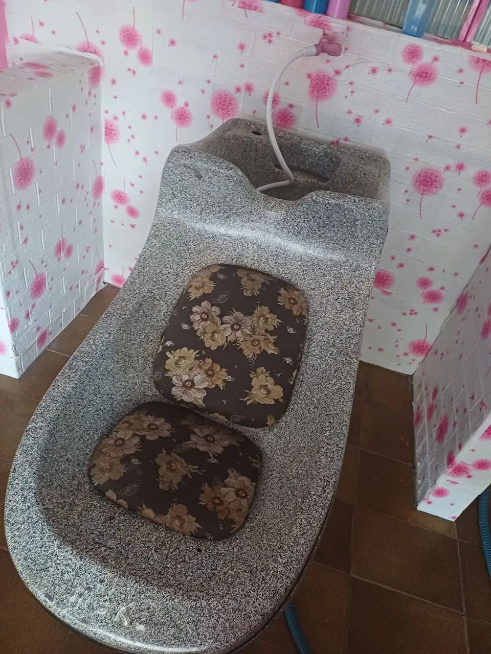 Lavabo de cabelo retro 