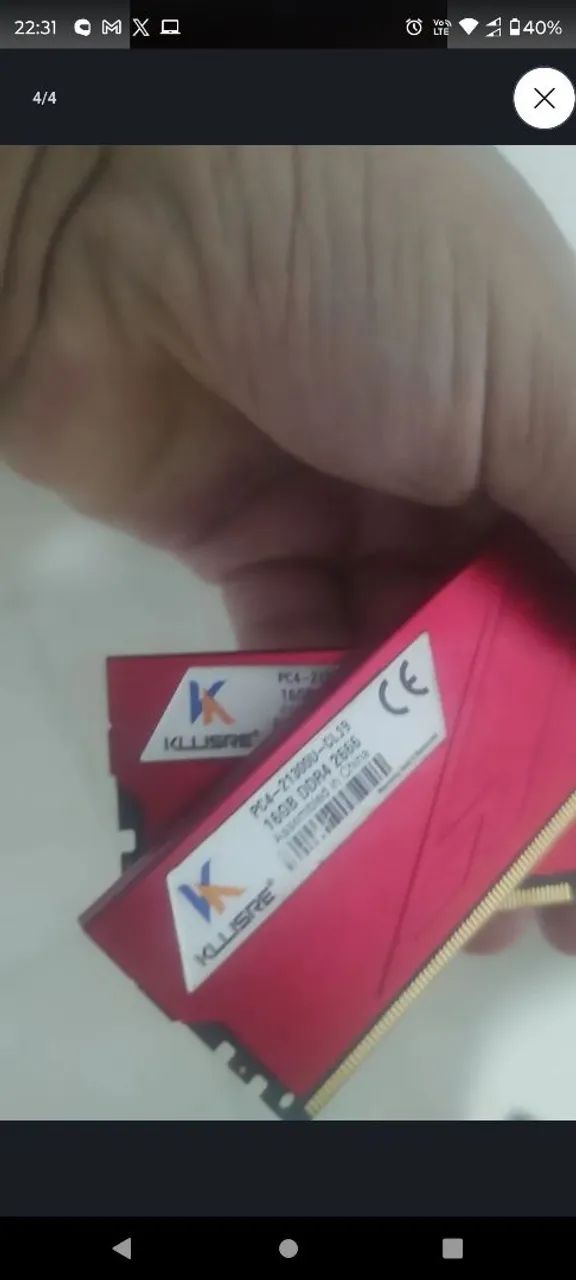 32 gb Memória ram ddr4 2x 16  - Foto 4