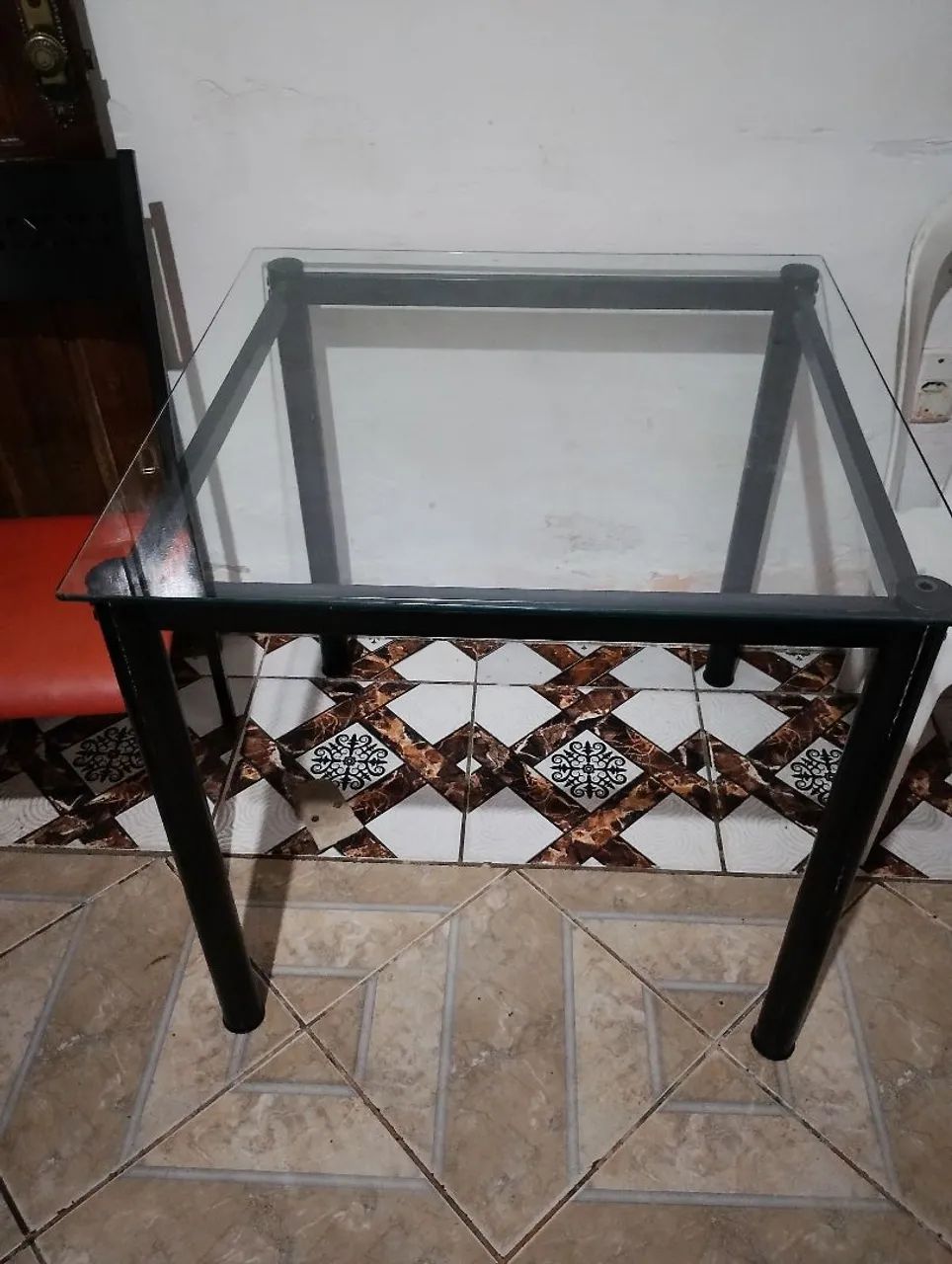 Mesa  de cozinha de vidro  - Foto 2