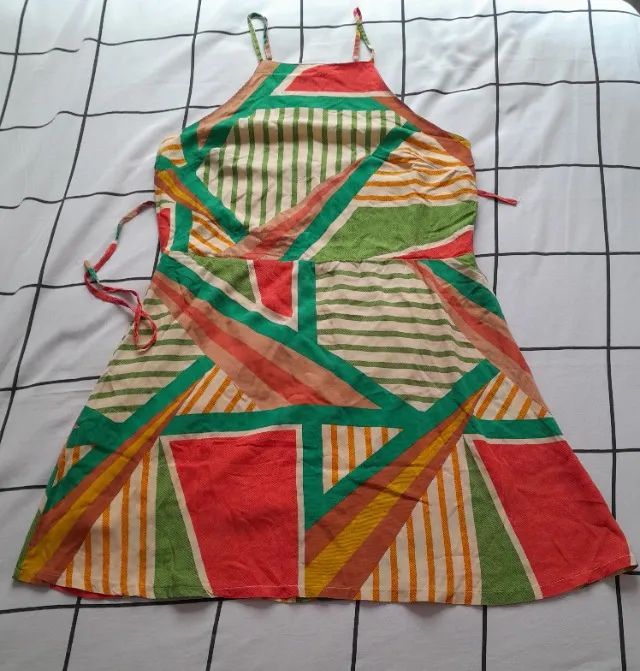 Vestido Estampado 100% Viscose - Tam.: G