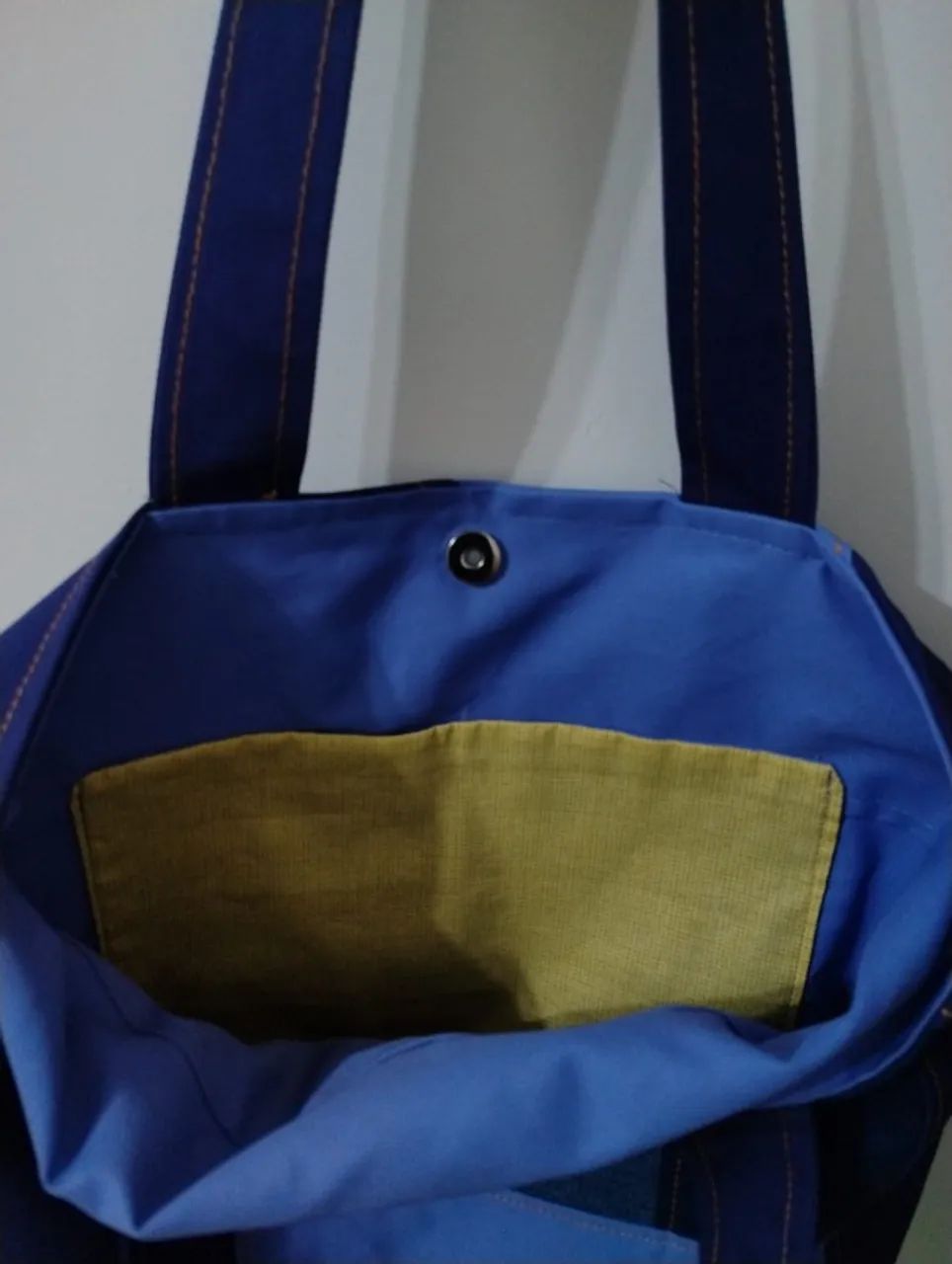Bolsa em Jeans e Brim Artesanal modelo único Cod 066 - Foto 4