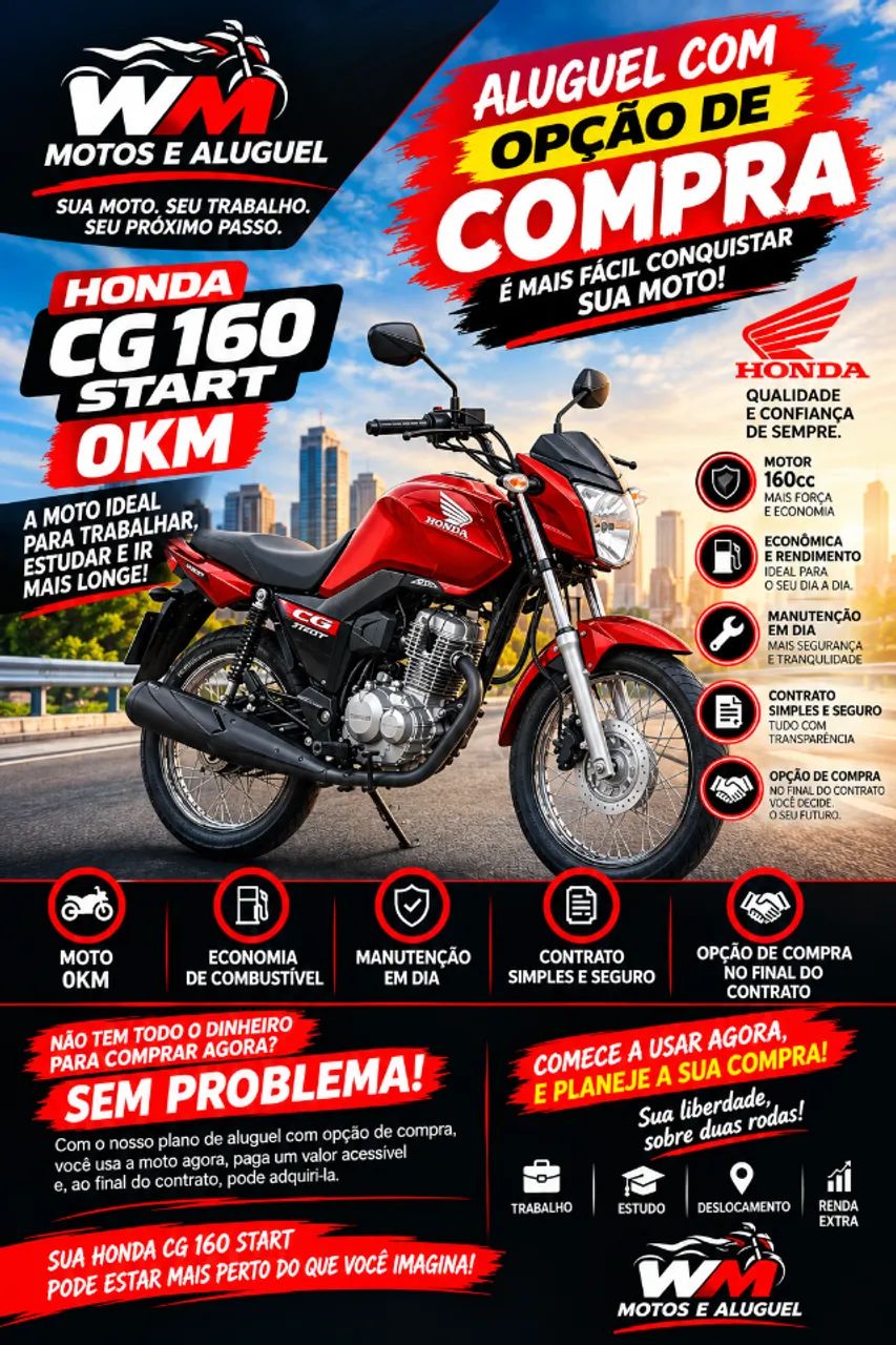 Honda CG 160 Start 0Km