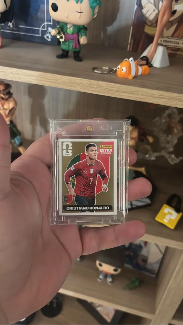 Figurinha Cristiano Ronaldo Ouro