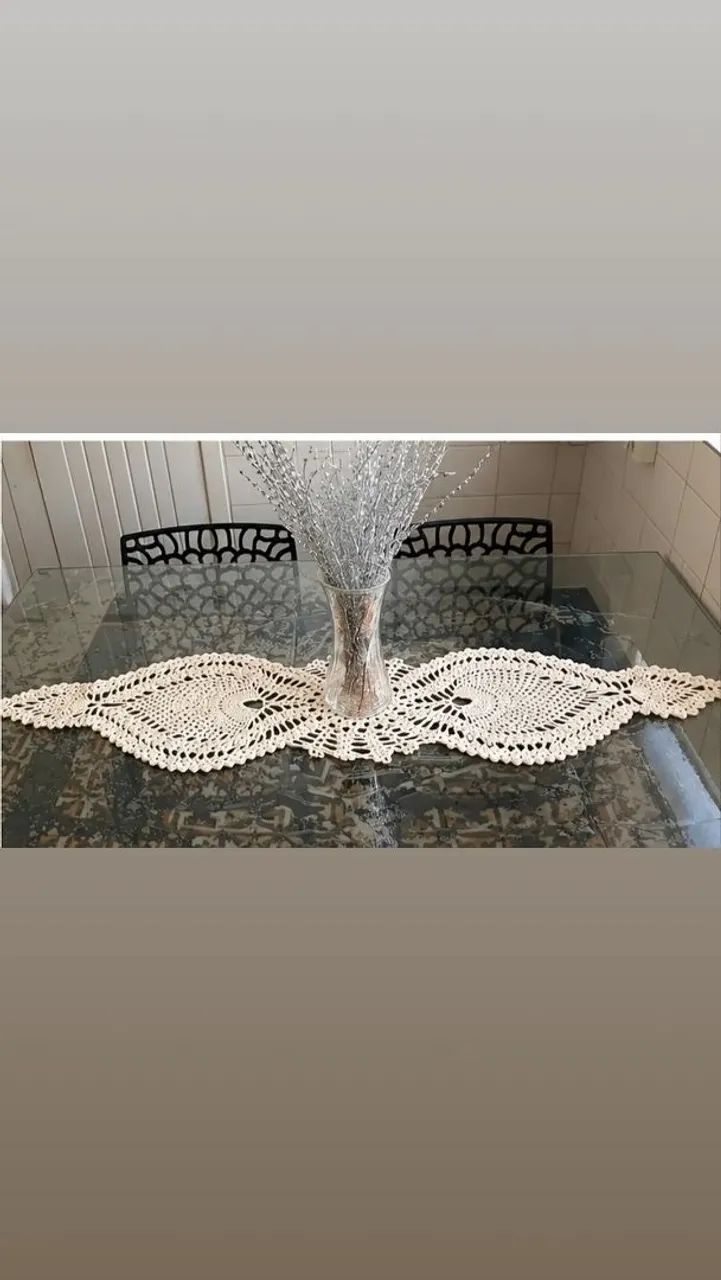 Passadeira de crochê 