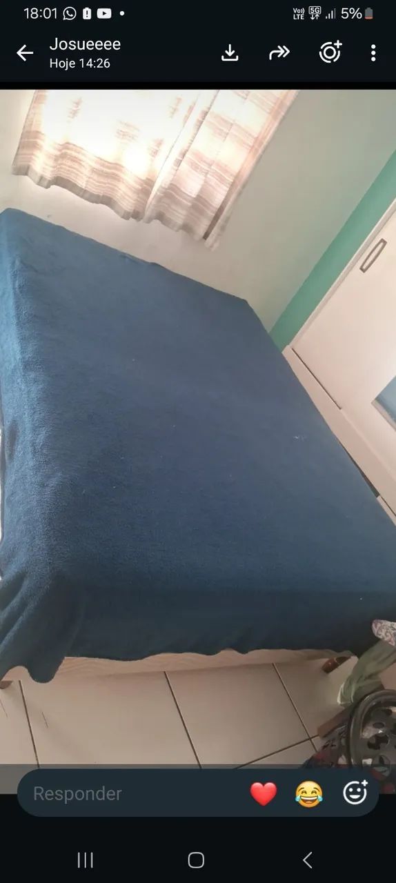 Cama Box casal Queen 