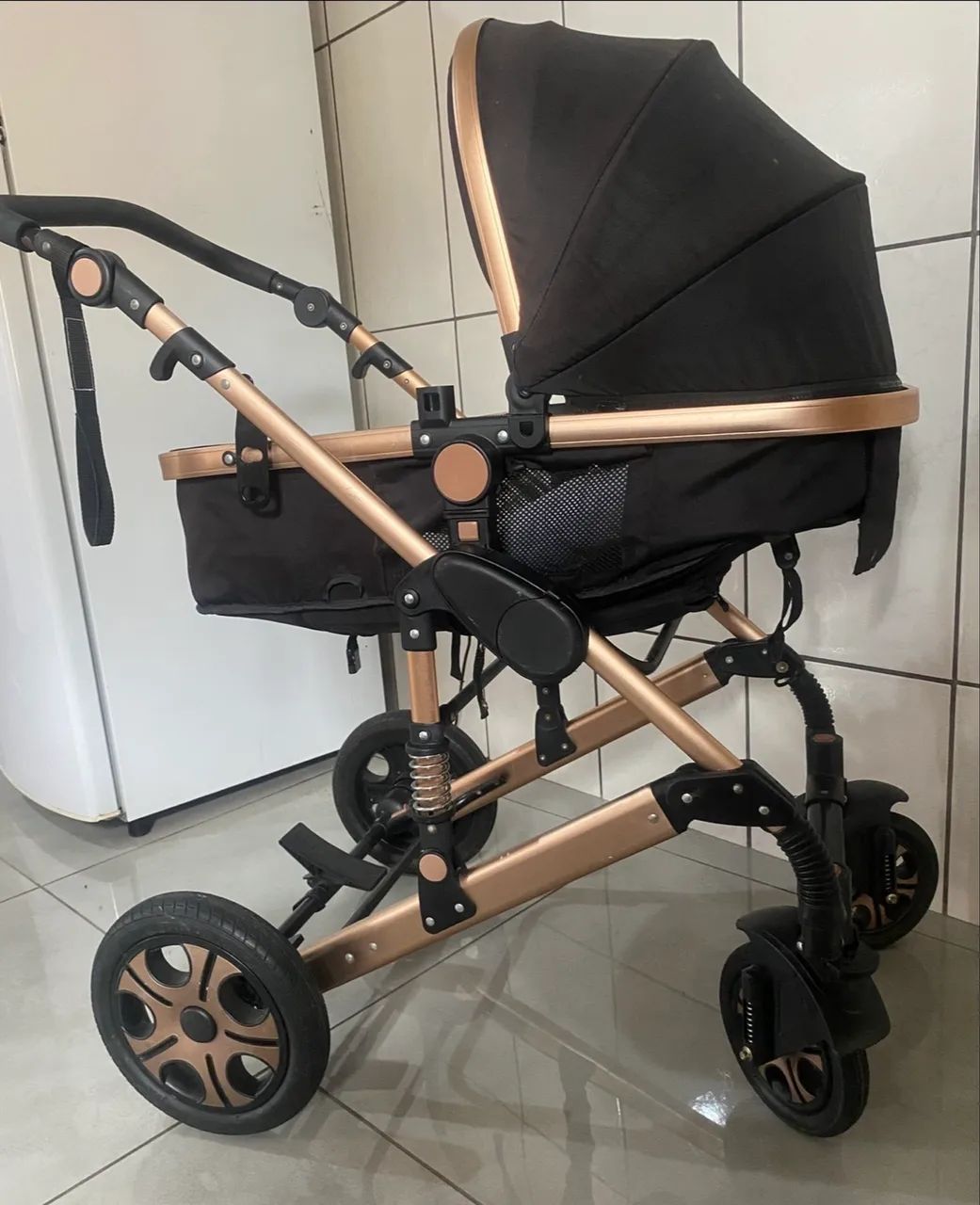 Carrinho de bebê 3 em 1 - Foto 4