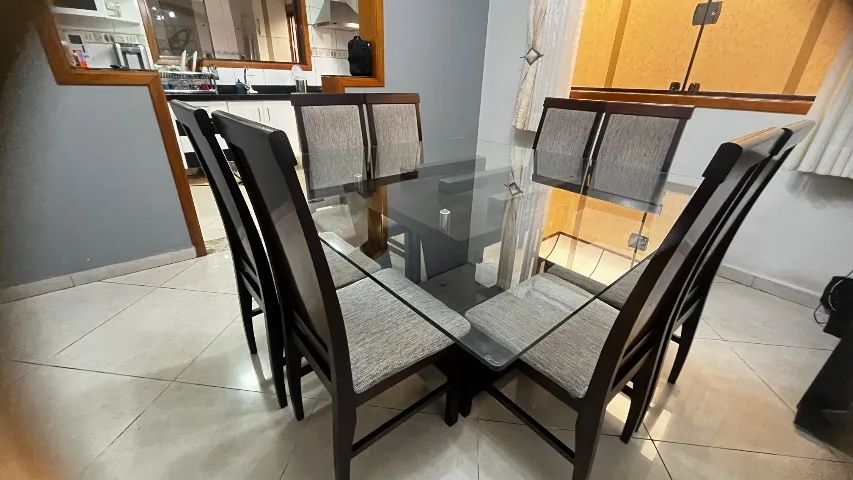 Mesa de jantar com 8 cadeiras  - Foto 3