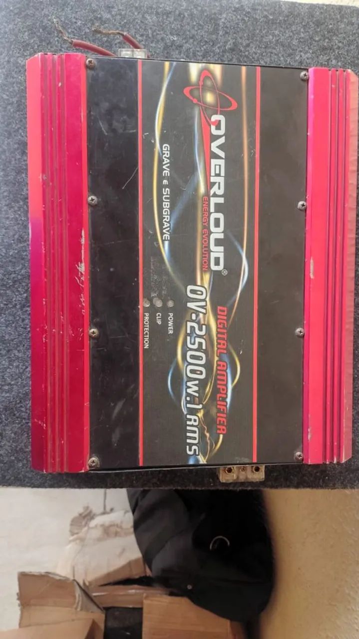 Módulo overload 2500 RMS 1 ohms para grave