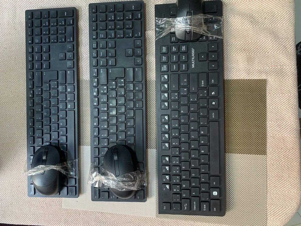 Kit teclado e mouse sem fio