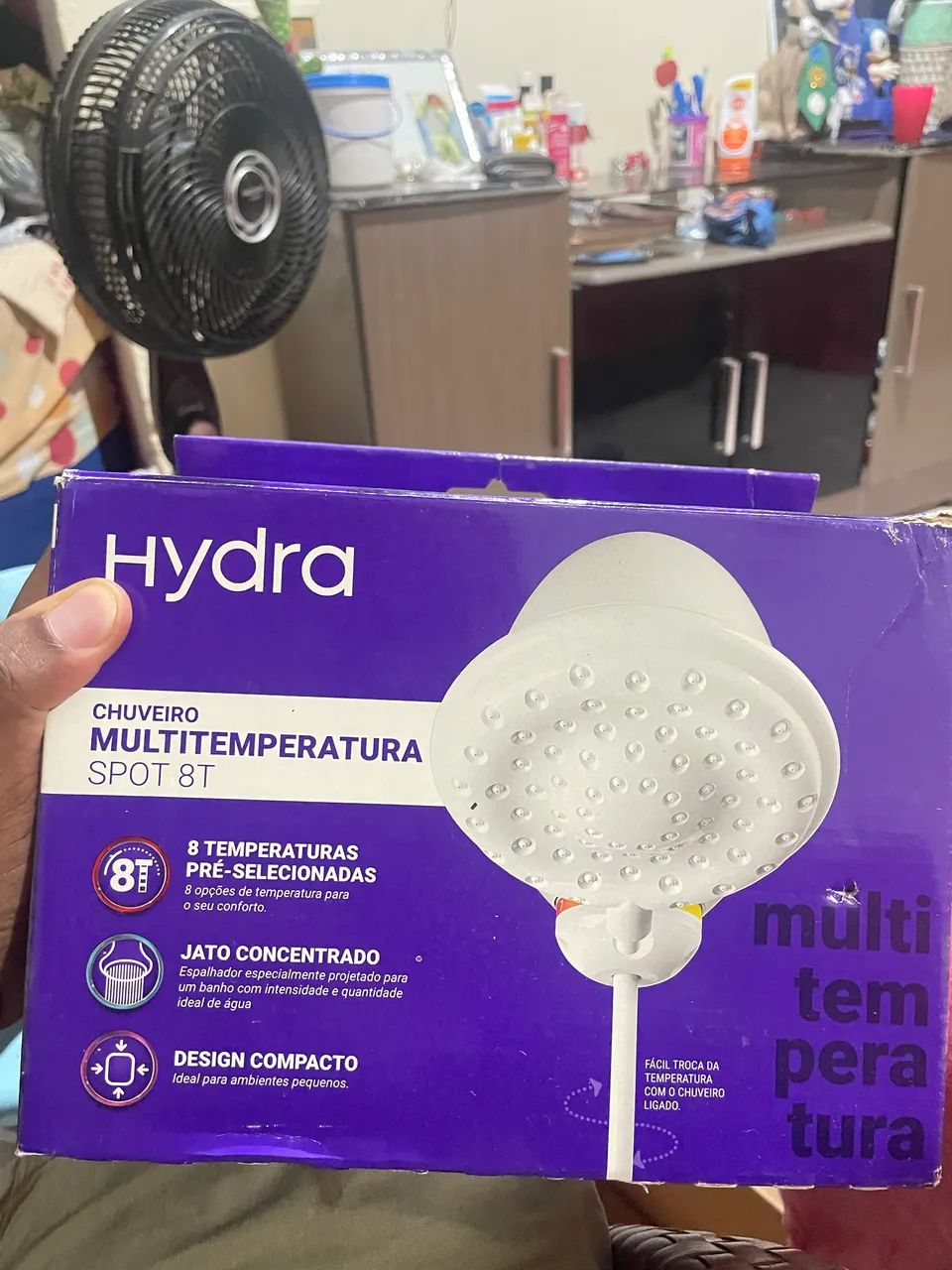 Chuveiro Hydra spot 8t 5500w - Foto 3