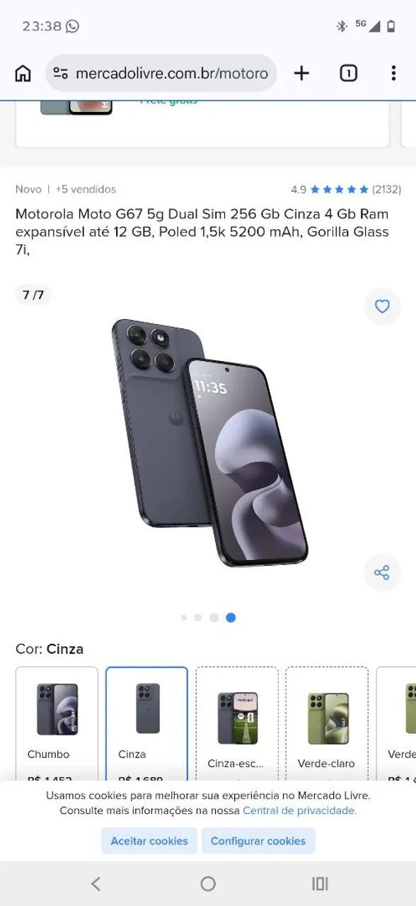 Moto G67 - Foto 3