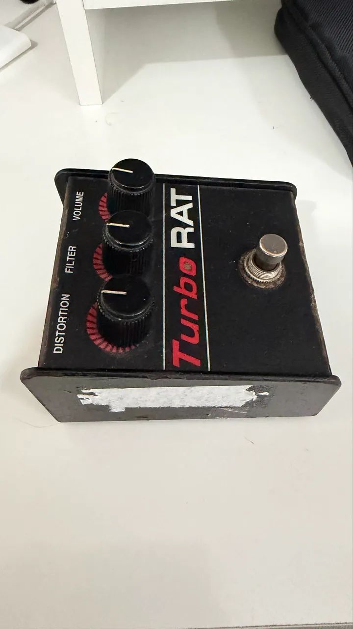 Pedal Distorção Proco Turbo Rat 1993 LM308N - Instrumentos