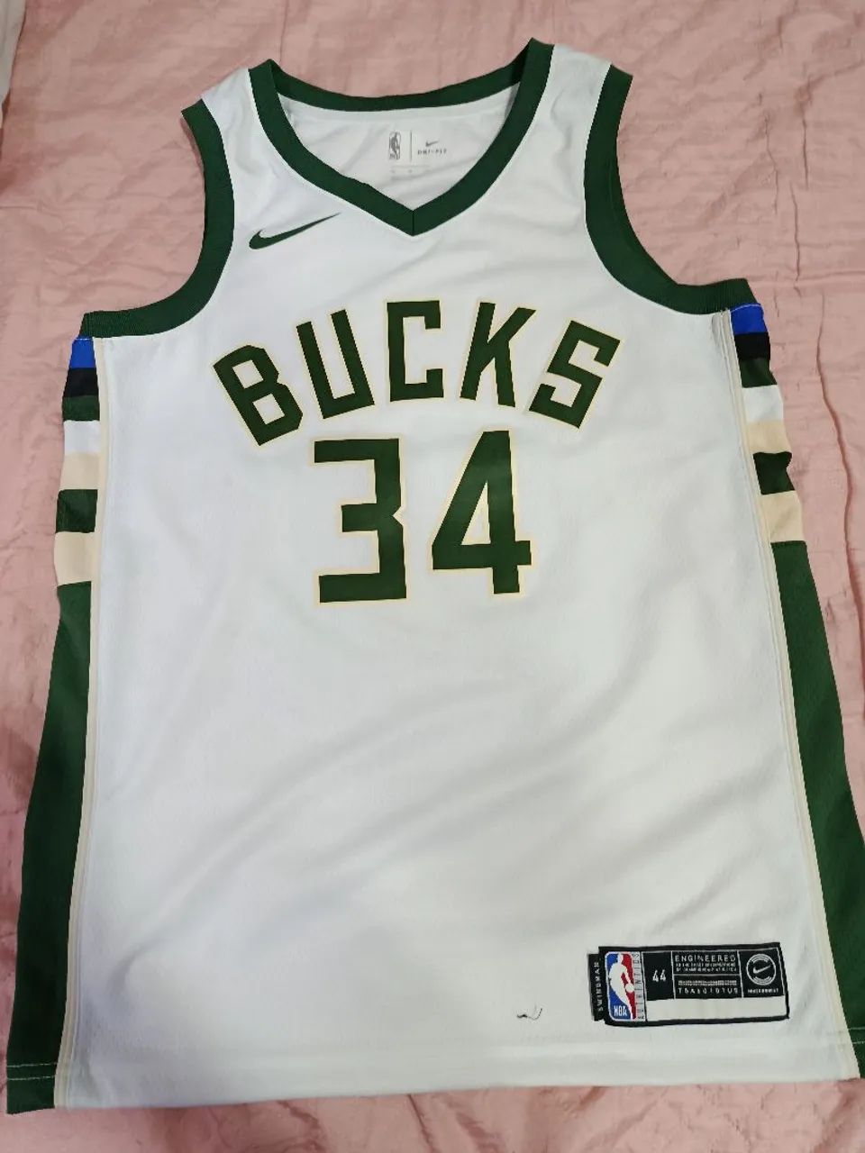 Camisa NBA Milwaukee Bucks Giannis #34 Original Nike - Roupas
