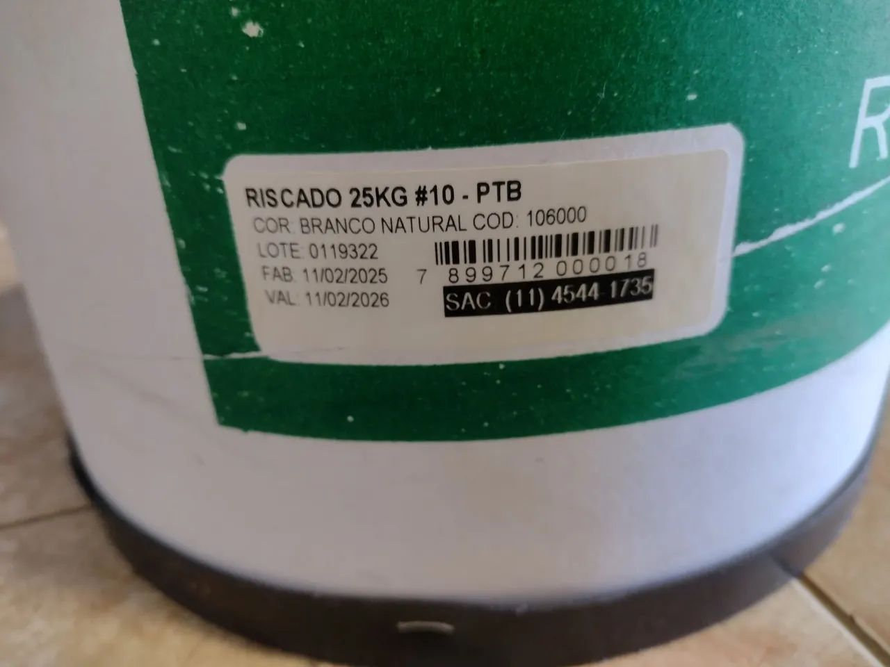 Galão fechado de massa para textura - Foto 4