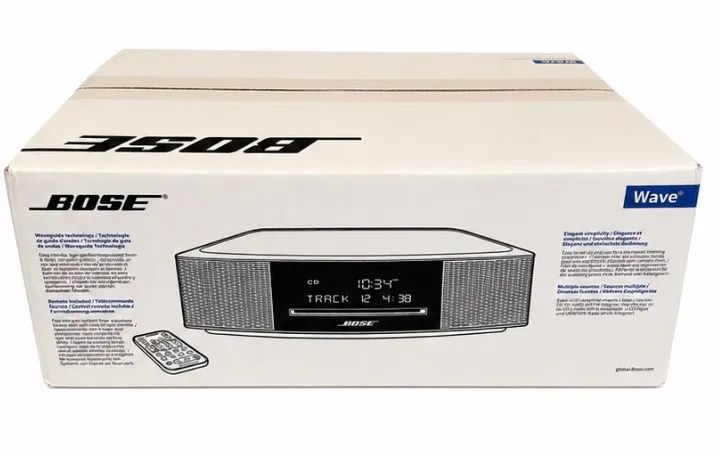Bose® Wave Music System IV - Espresso Black | Novo | Lacrado de