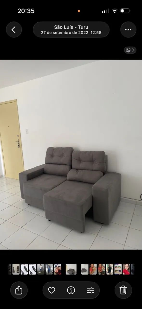 Sofá retrátil 2 lugares  - Foto 2