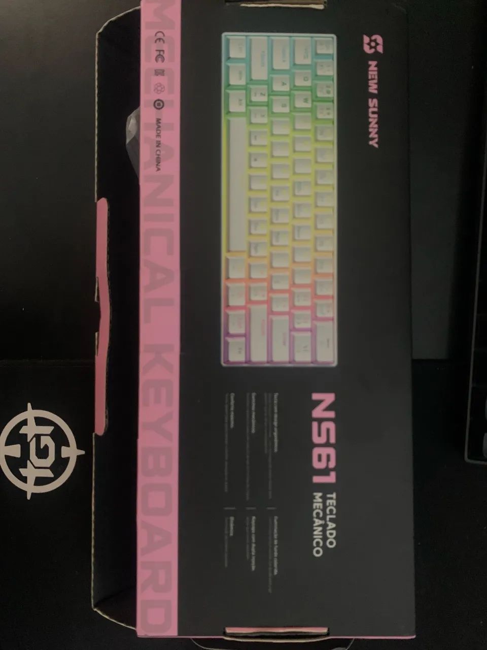 Teclado mecânico switch blue com LED em Maceió,Al - Foto 3
