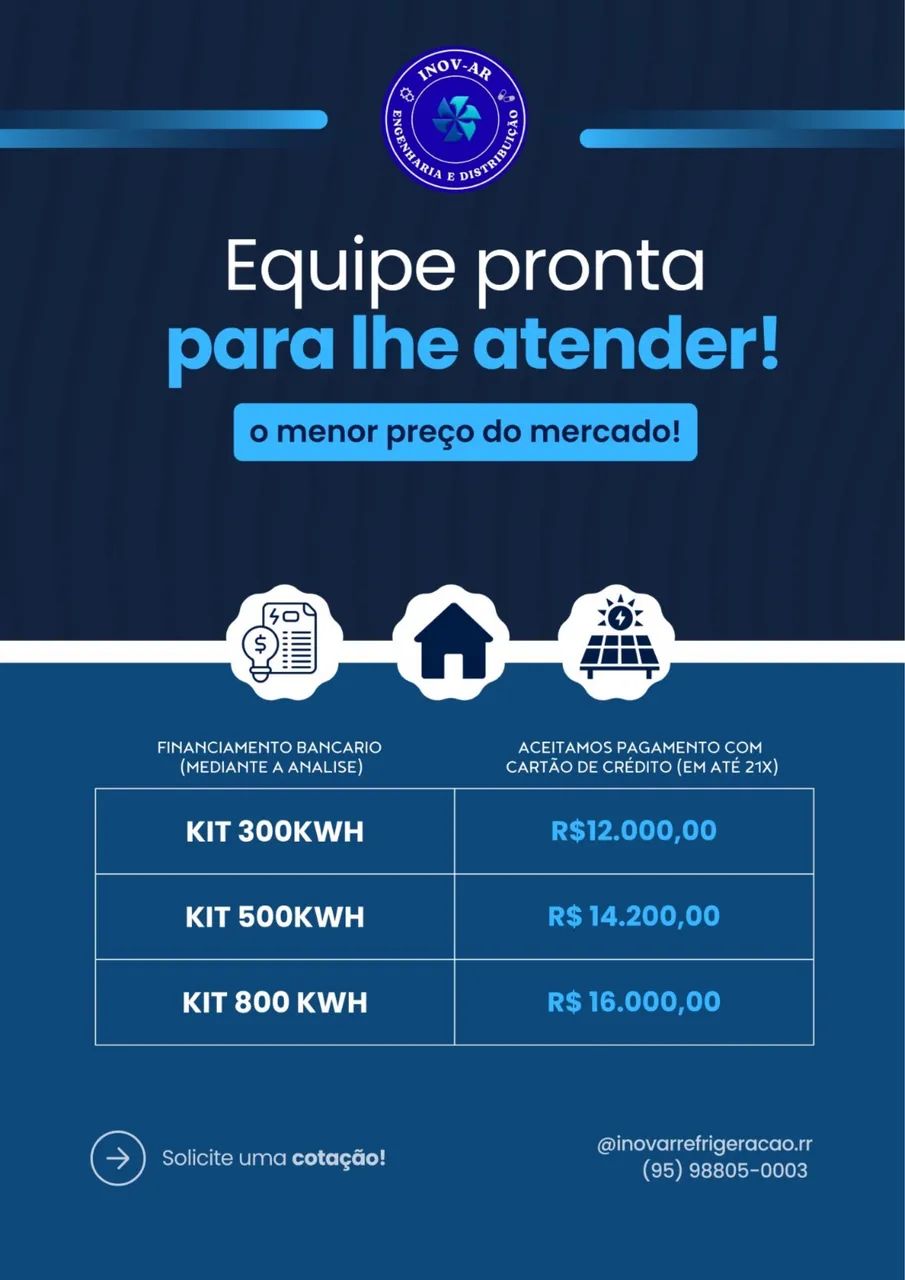 Kit Energia Solar - Instalação completa  - Foto 3