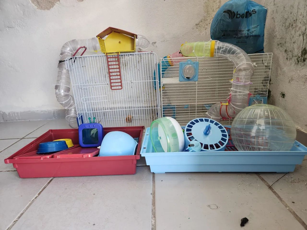 Gaiolas com acessórios para hamsters - Foto 2