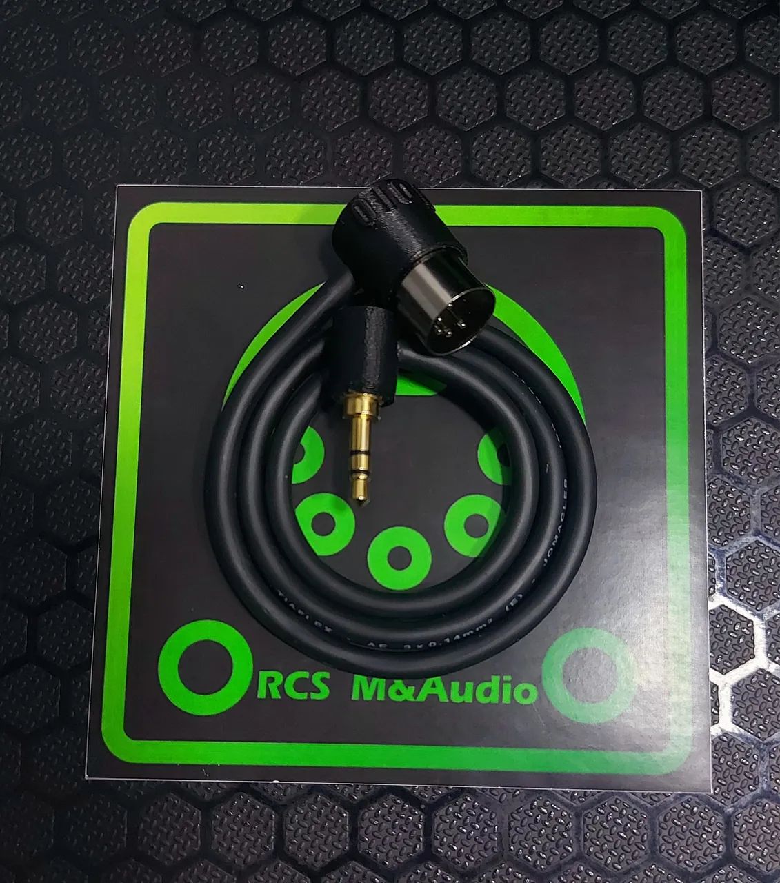 Cabo MIDI DIN 5P TRS P2 RCS M&Audio HX Stomp Ampero Boss VTR Kemper Fractal QUAD Córtex 