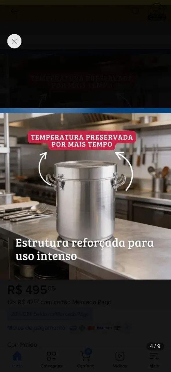 Caldeirão térmico Marmitao 