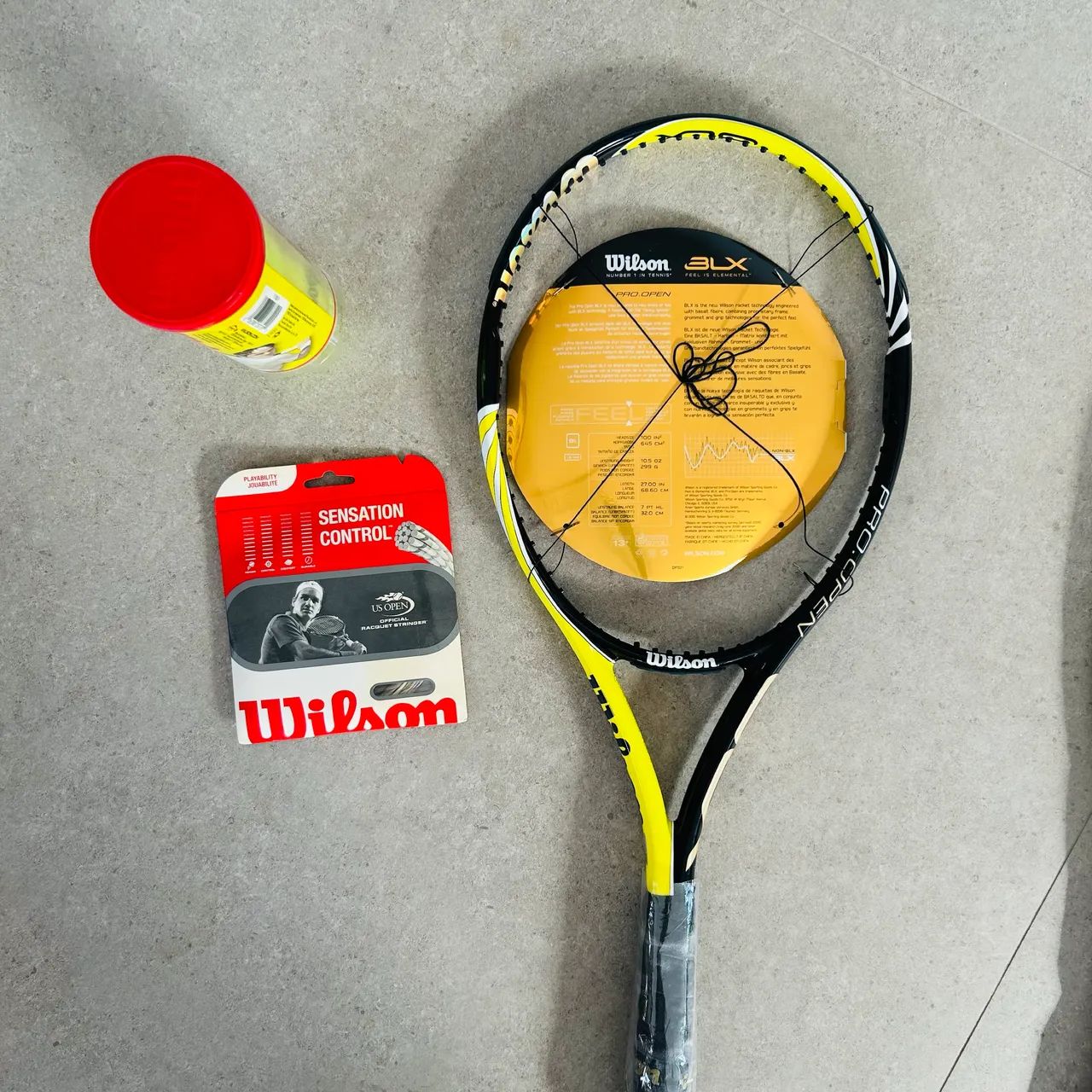 Raquete de tênis Wilson Pro Open 100 BLX - Edição de coleção - Foto 3