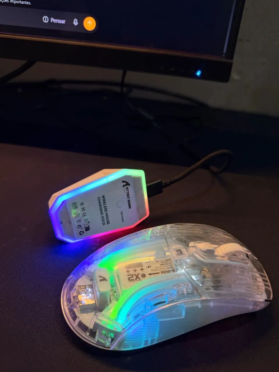 Mouse Sem Fio Attack Shark X2PRO - Foto 3