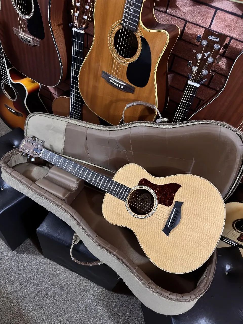 Violão Taylor GS mini elétrico zerado regulado ANALISO TROCAS - Foto 2