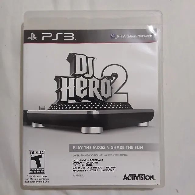 jogo dj hero 2 ps3