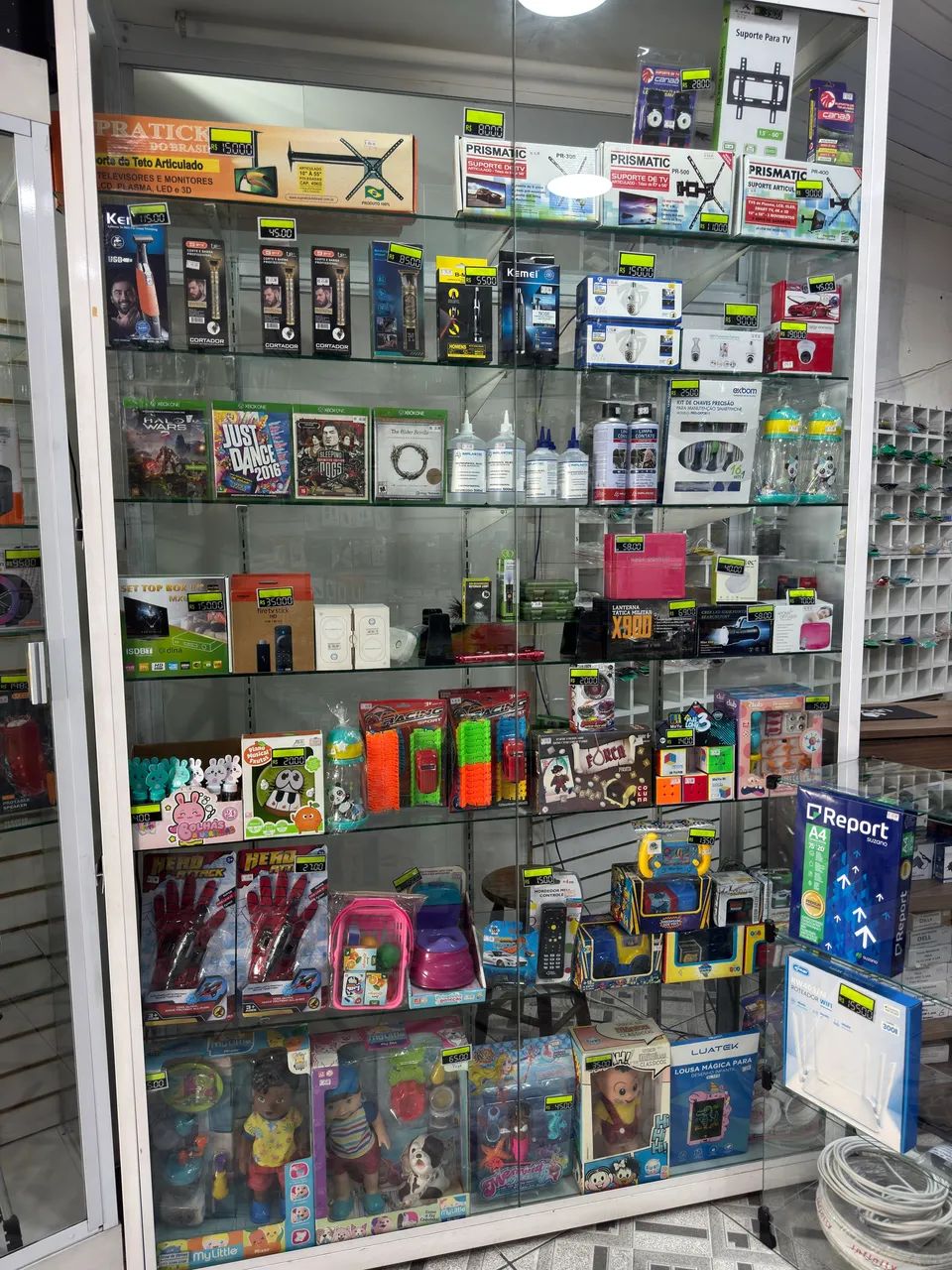Vitrine de Vidro para Loja 2,50m x 1,50m - Expositor Grande - Foto 3