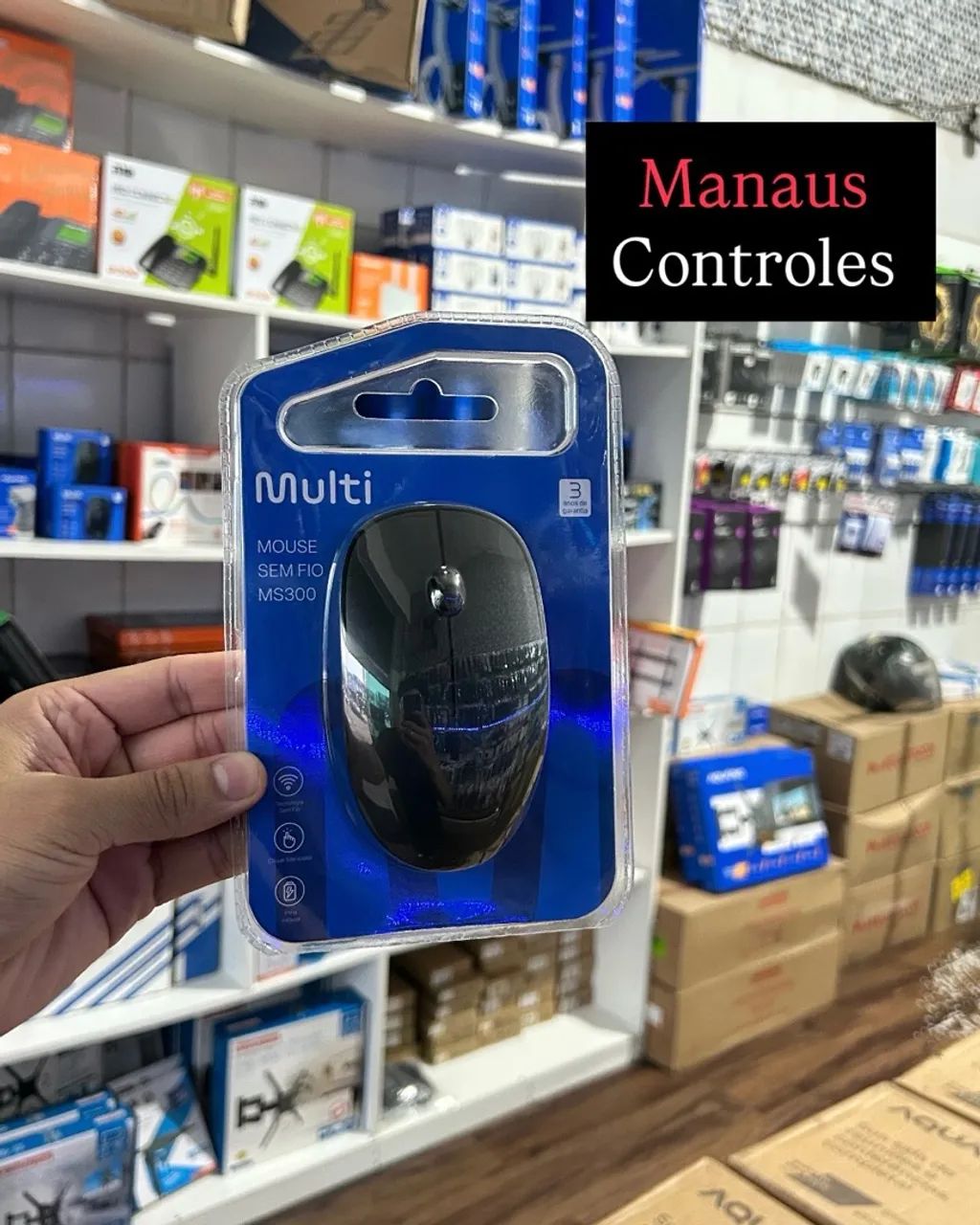Mouse Sem Fio Wireless USB 2.0 