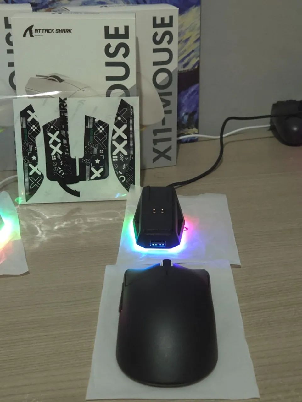 Attack Shark X11 - Mouse Gamer Sem Fio 2.4GHz - Foto 3