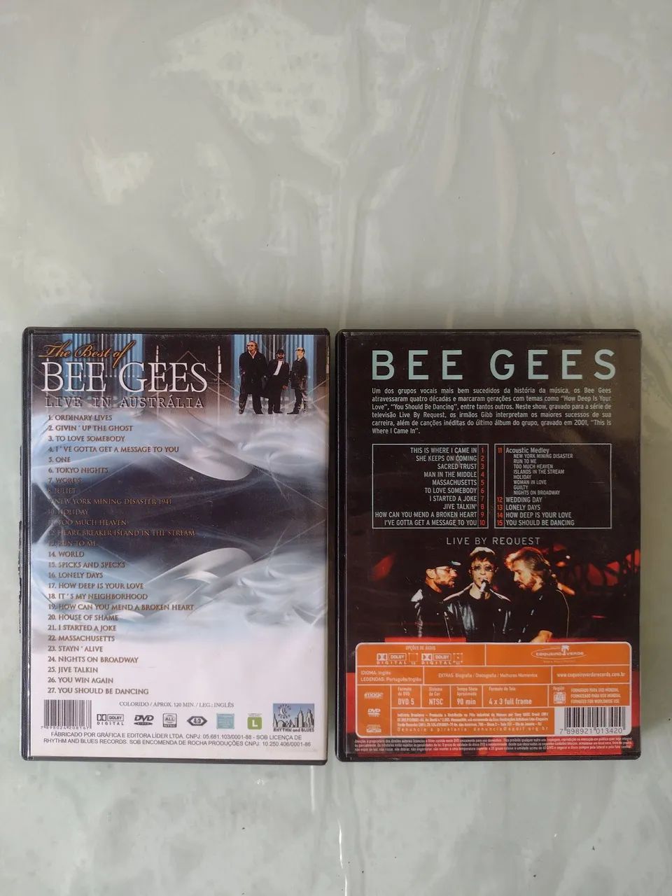 DVD ORIGINAL BEE GEES VALOR UNITÁRIO  - Foto 2