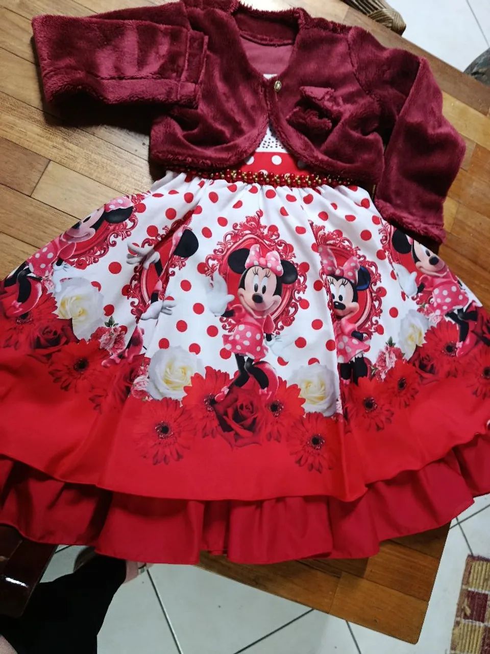 Vestido da Minnie pra sua princesa  - Foto 3