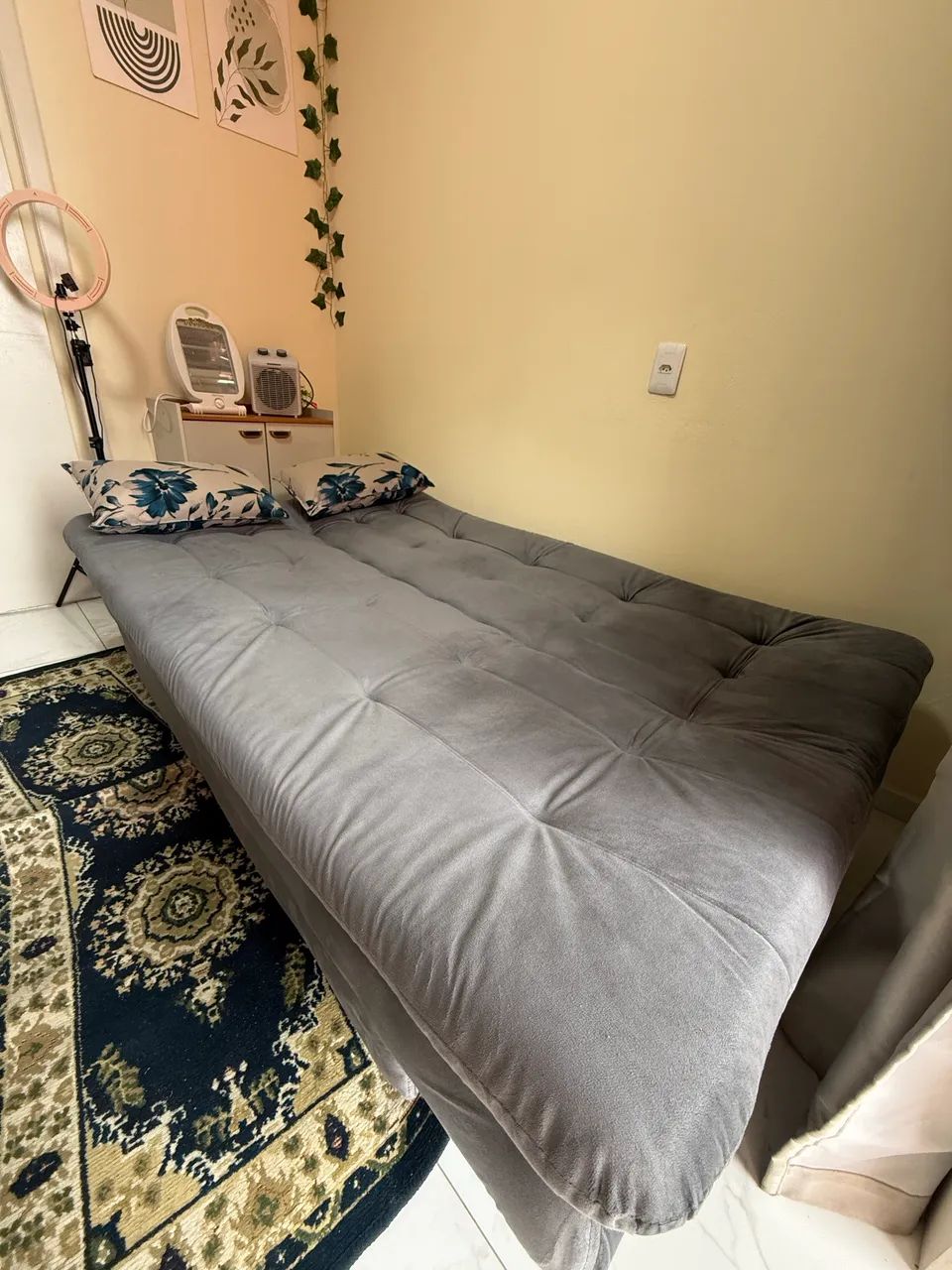 Sofá cama suede - Foto 3