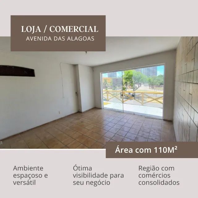 Alugo Ponto, Loja, Espaço Comercial com 110m² em Avenida Movimentada de Neópolis