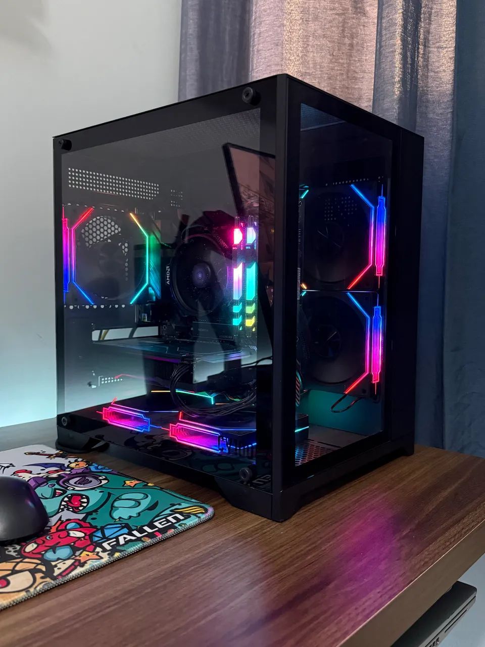 PC Gamer Ryzen 5 5500 + RX7600, 16GB - Foto 2
