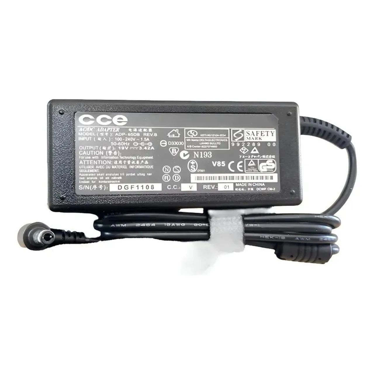 Fonte CCE 19v 3a para notebook original 