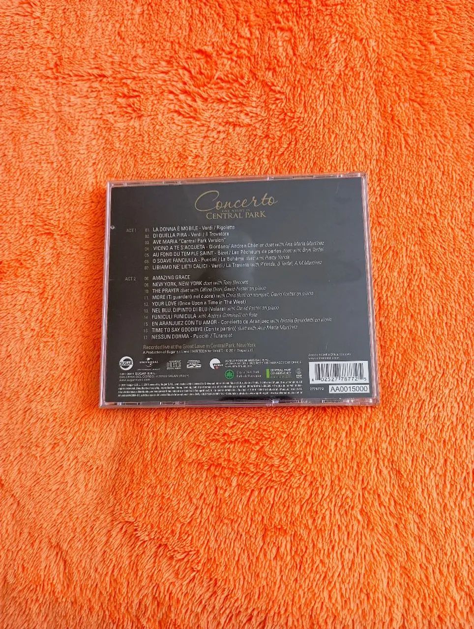CD Andrea Bocelli - Concerto One Night in Central Park - Foto 2