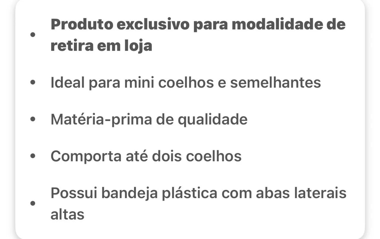 Gaiola para coelho grande  - Foto 4