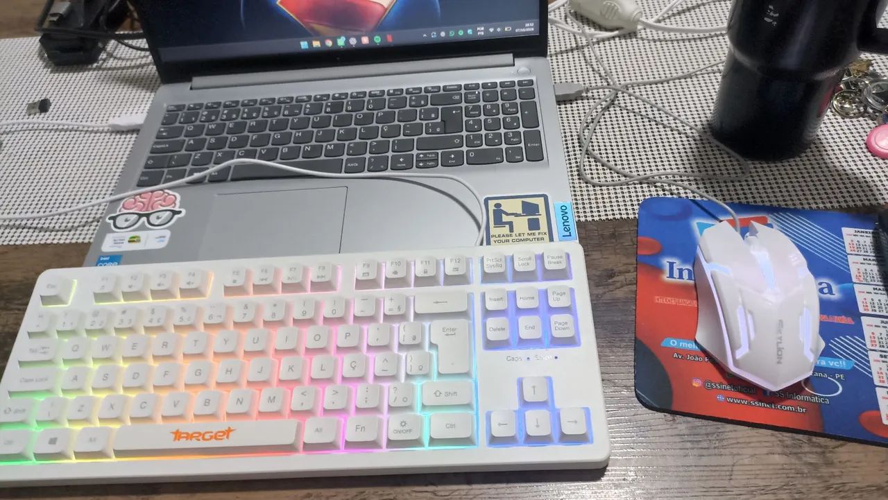 Teclado e mouse gamer - Foto 3