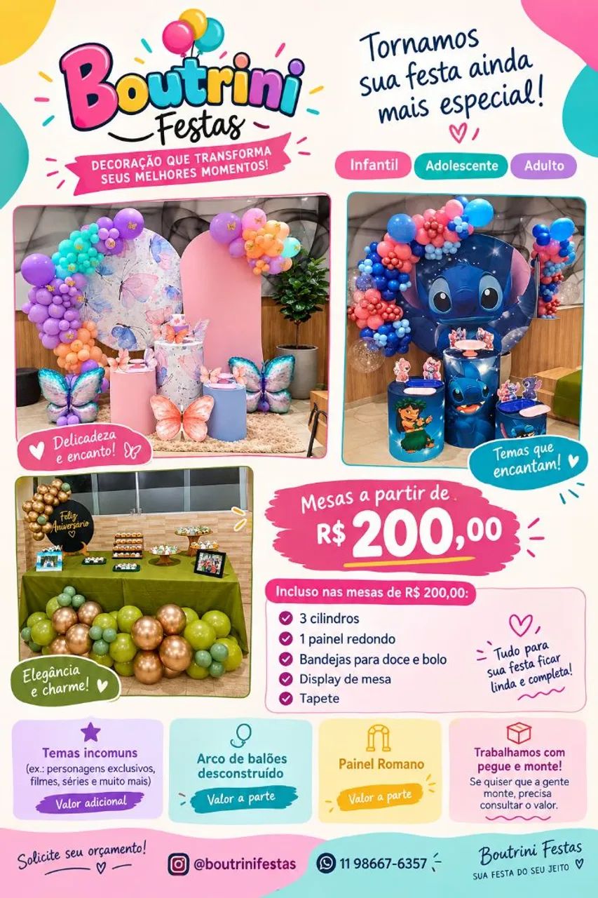 Pegue e monte/ decoração 