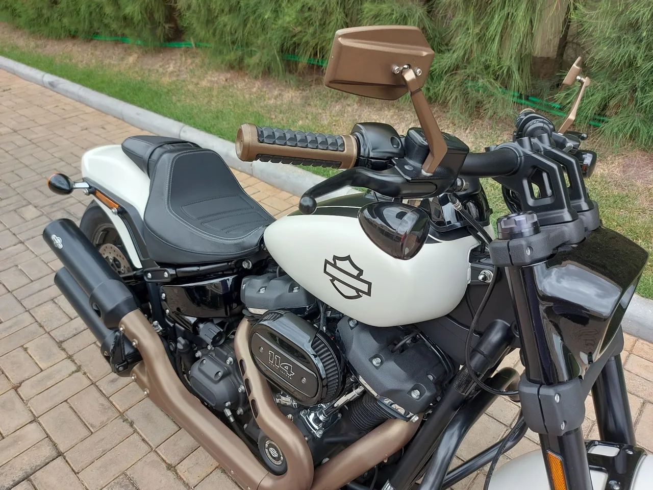 FAT BOB 114 19/19 BRANCA - Foto 7