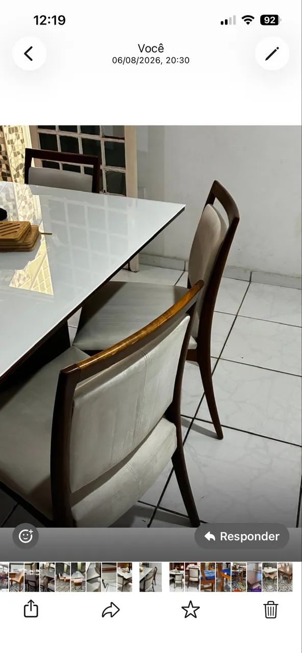 Mesa de madeira maciça - Foto 2