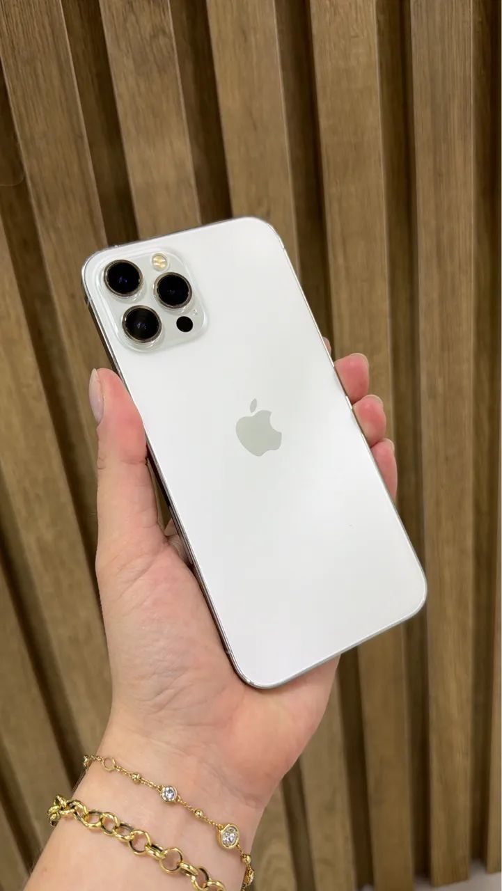 IPHONE 12 PRO MAX 128GB WHITE | SEMINOVO - Celulares e Smartphones
