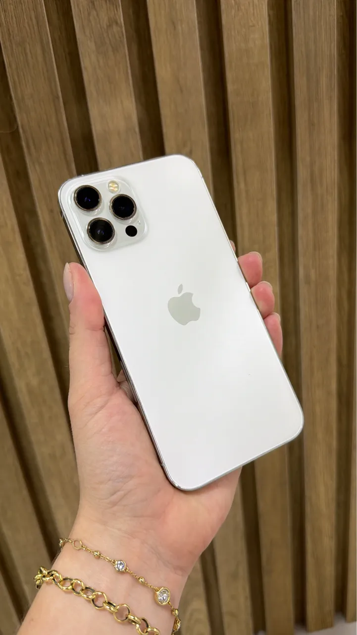 iPhone 12 Pro Max 128gb Silver | Seminovo | Com garantia